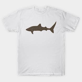 Whale Shark Swimming Side View WPA Art T-Shirt